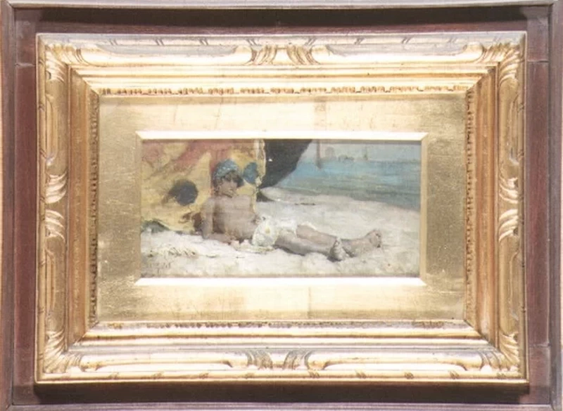 Francesco Paolo Michetti - 208, Sulla spiaggio, Museo di Capodimonte, Napoli